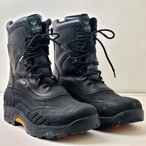 Thorogood 299 Railroad Steel Toe Thinsulate Ultra Black Leather Boots Sz 12